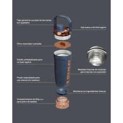 Botella (Mezclador) Active Shaker 590 ml Twilight - Stanley