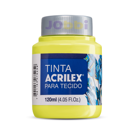 Pintura para tela Acrilex 120ml Amarillo Limón 504