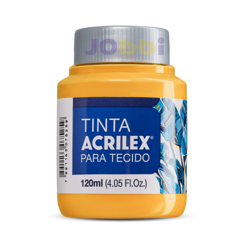 Pintura para tela Acrilex 120ml Amarillo Oro 505