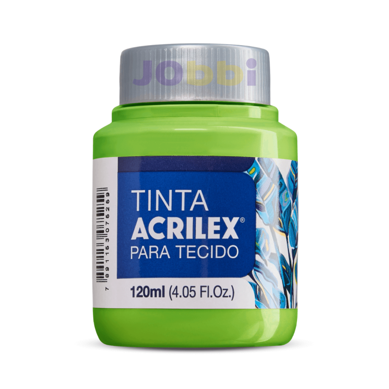 Pintura para tela Acrilex 120ml Verde Hoja 510