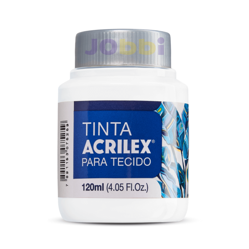 Pintura para tela Acrilex 120ml Blanco 519