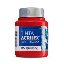 Pintura para tela Acrilex 120ml Rojo Tomate 583