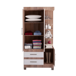 Multiuso (Ropero) Kepler m2 Color Castaño/Marfil - IZZI