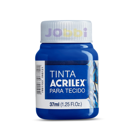 Pintura para Tela Acrilex 37ml Azul Cobalto 502