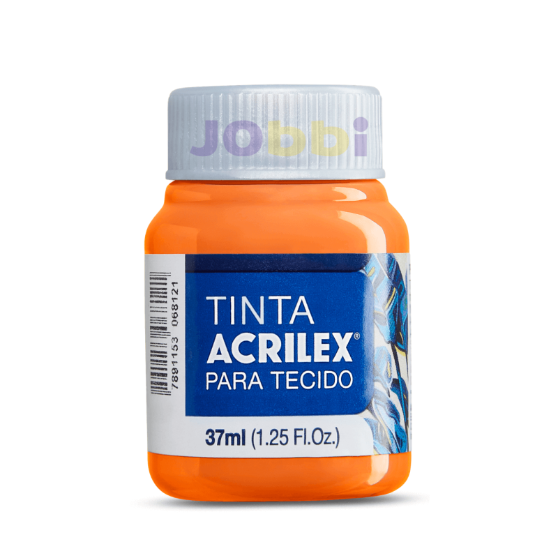 Pintura para Tela Acrilex 37ml Naranja 517