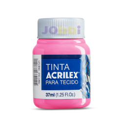 Pintura para Tela Acrilex 37ml Rosado 537