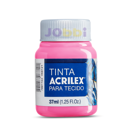 Pintura para Tela Acrilex 37ml Rosado 537
