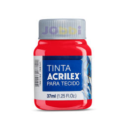 Pintura para Tela Acrilex 37ml Rojo Vivo 541