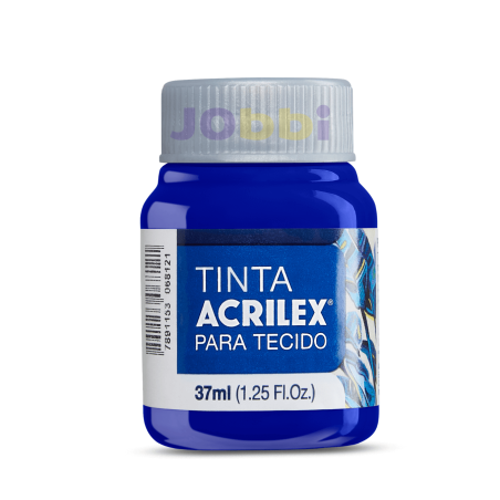 Pintura para Tela Acrilex 37ml Azul Ultra Mar 543