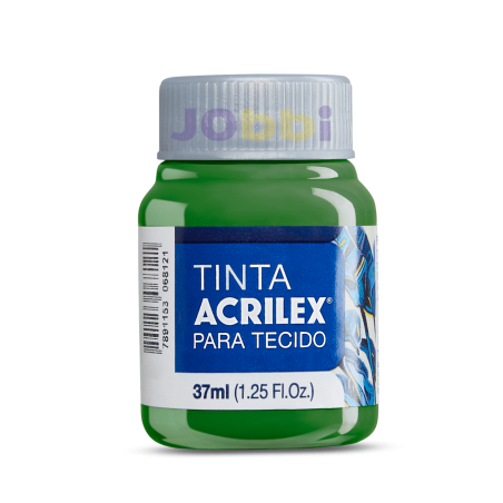 Pintura para Tela Acrilex 37ml Verde Grama 582