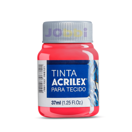 Pintura para Tela Acrilex 37ml Coral 586