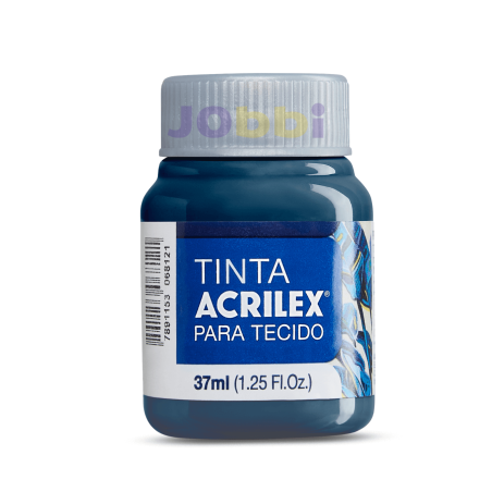 Pintura para Tela Acrilex 37ml Azul Petróleo 596