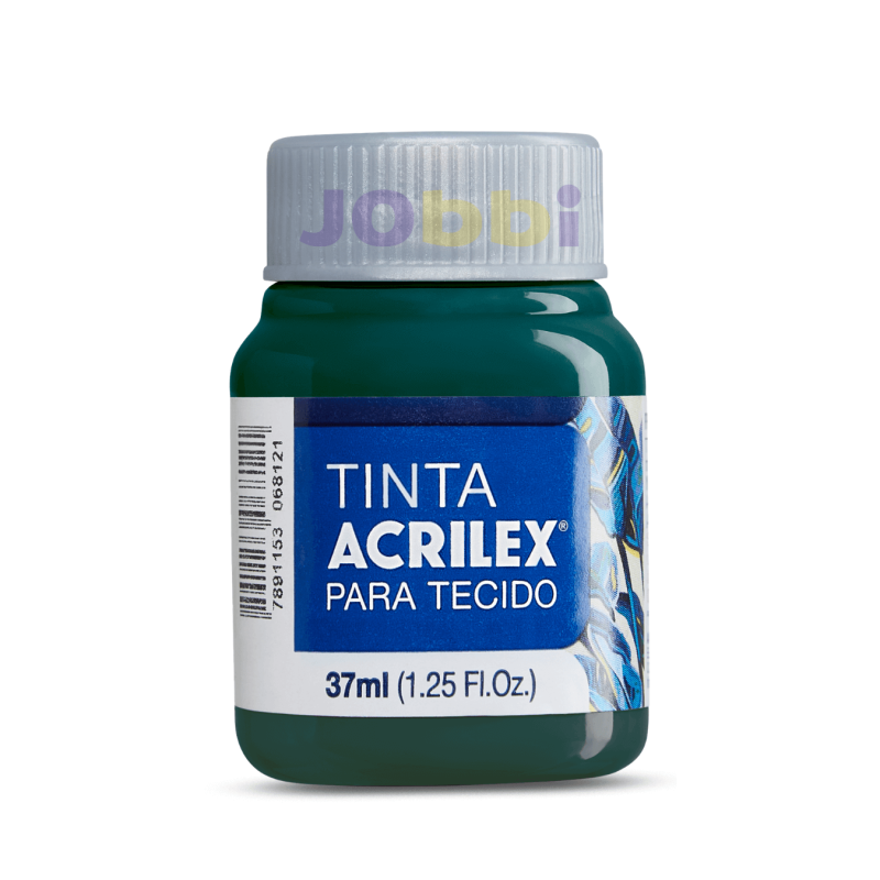 Pintura para Tela Acrilex 37ml Gris Onix 629