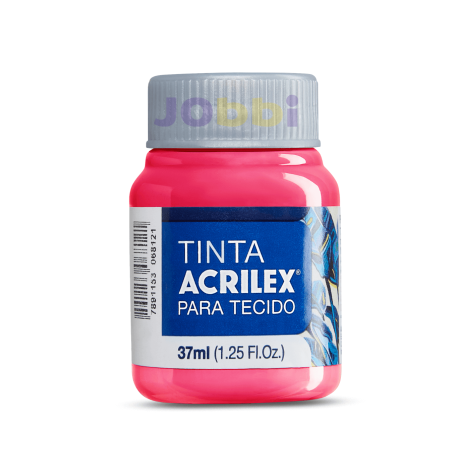Pintura para Tela Acrilex 37ml Rojo Bebé 800