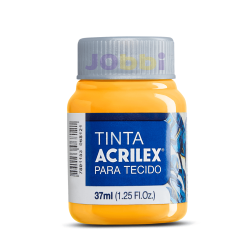 Pintura para Tela Acrilex 37ml Amarillo Yema 833