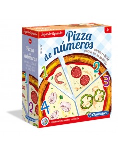 Pizza de números, aprendo jugando, CLEMENTONI