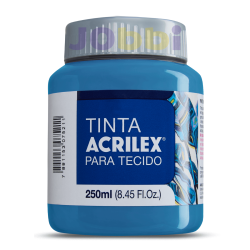 Pintura para tela Acrilex 250ml Azul Turquesa 501