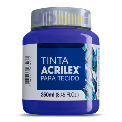 Pintura para tela Acrilex 250ml Azul Cobalto 502