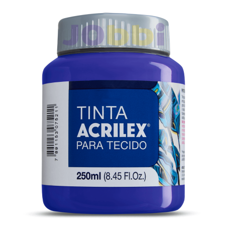 Pintura para tela Acrilex 250ml Azul Cobalto 502