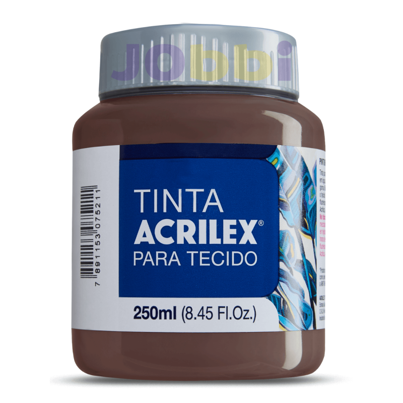 Pintura para tela Acrilex 250ml Tierra Quemada 514