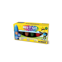 Mi primer crayón de cera, 12U - ACRILEX