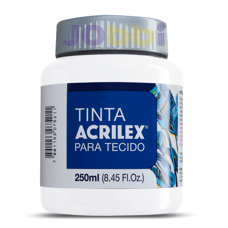 Pintura para tela Acrilex 250ml Blanco 519