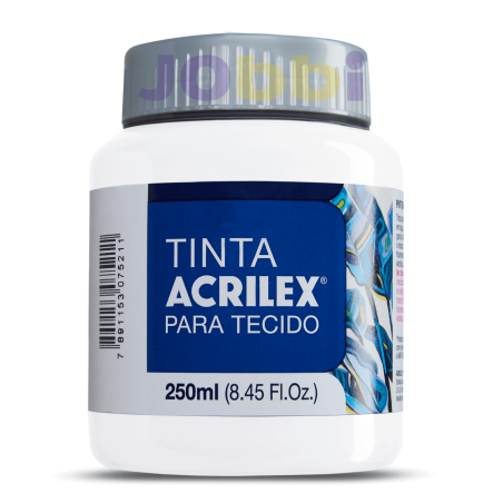 Pintura para tela Acrilex 250ml Blanco 519