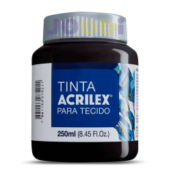 Pintura para tela Acrilex 250ml Negro 520