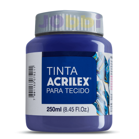 Pintura para tela Acrilex 250ml Azul Marino 544