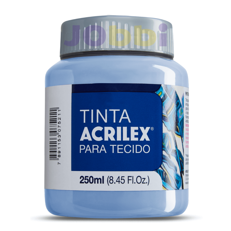 Pintura para tela Acrilex 250ml Azul Caribe 560