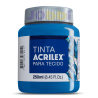 Pintura para tela Acrilex 250ml Azul Cerúleo 568