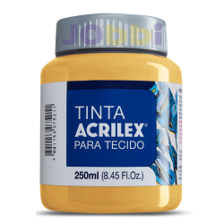 Pintura para tela Acrilex 250ml Ocre Oro 573