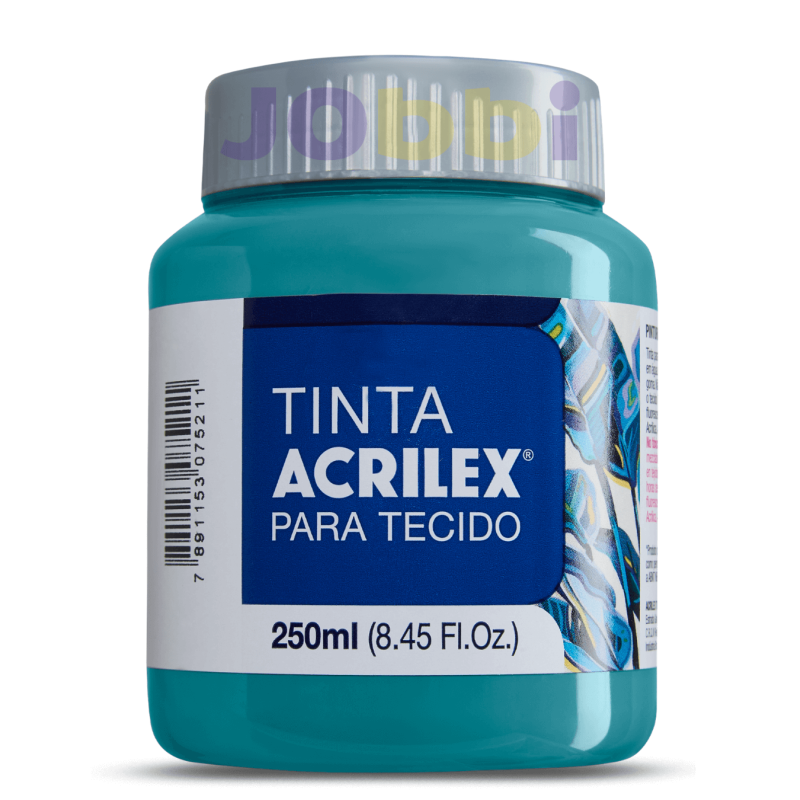 Pintura para tela Acrilex 250ml Agua Marina 803