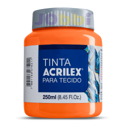 Pintura para tela Acrilex 250ml Zanahoria 576