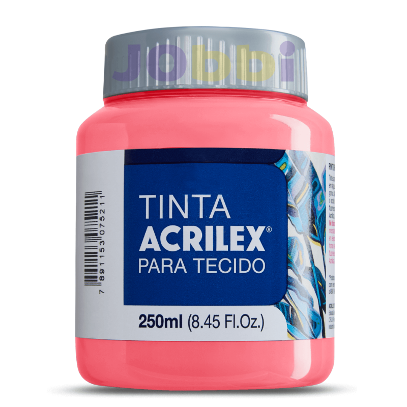 Pintura para tela Acrilex 250ml Coral 586