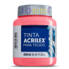 Pintura para tela Acrilex 250ml Coral 586