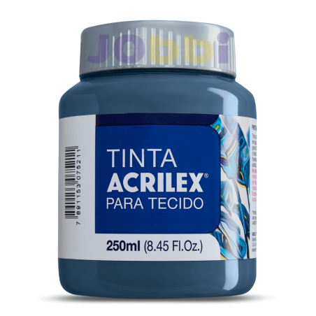 Pintura para tela Acrilex 250ml Azul Petróleo 596