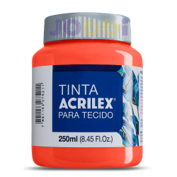 Pintura para tela Acrilex 250ml Mandarina 801