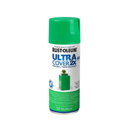 Pintura En Aerosol Verde Primavera Brillante - Rust Oleum Ultra Cover 2X