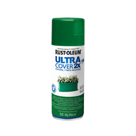 Pintura En Aerosol Verde Claro Brillante - Rust Oleum Ultra Cover 2X