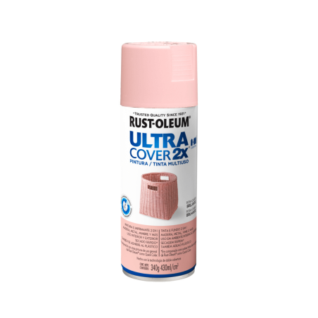 Pintura En Aerosol Rosa Claro Brillante - Rust Oleum Ultra Cover 2X