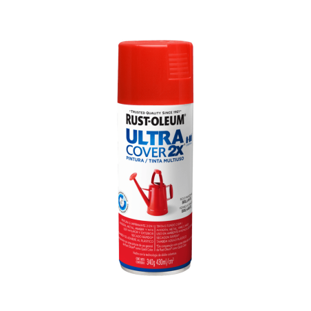 Pintura En Aerosol Rojo Manzana - Rust Oleum Ultra Cover 2X