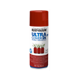Pintura En Aerosol Rojo Colonial Brillante - Rust Oleum Ultra Cover 2X