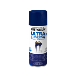 Pintura En Aerosol Azul Tinta Satinado - Rust Oleum Ultra Cover 2X
