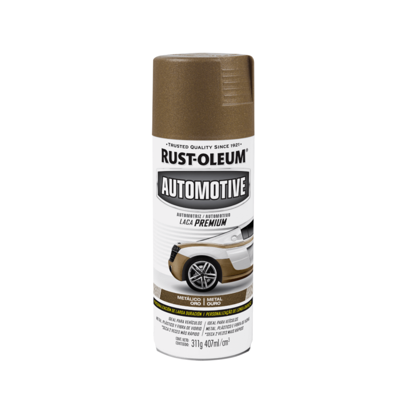 Laca Automotriz Premium Metálico Oro - Rust Oleum Automotive