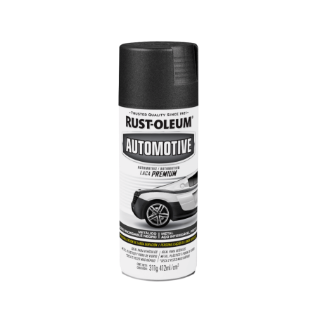 Laca Automotriz Premium Metálico Negro Inox - Rust Oleum Automotive