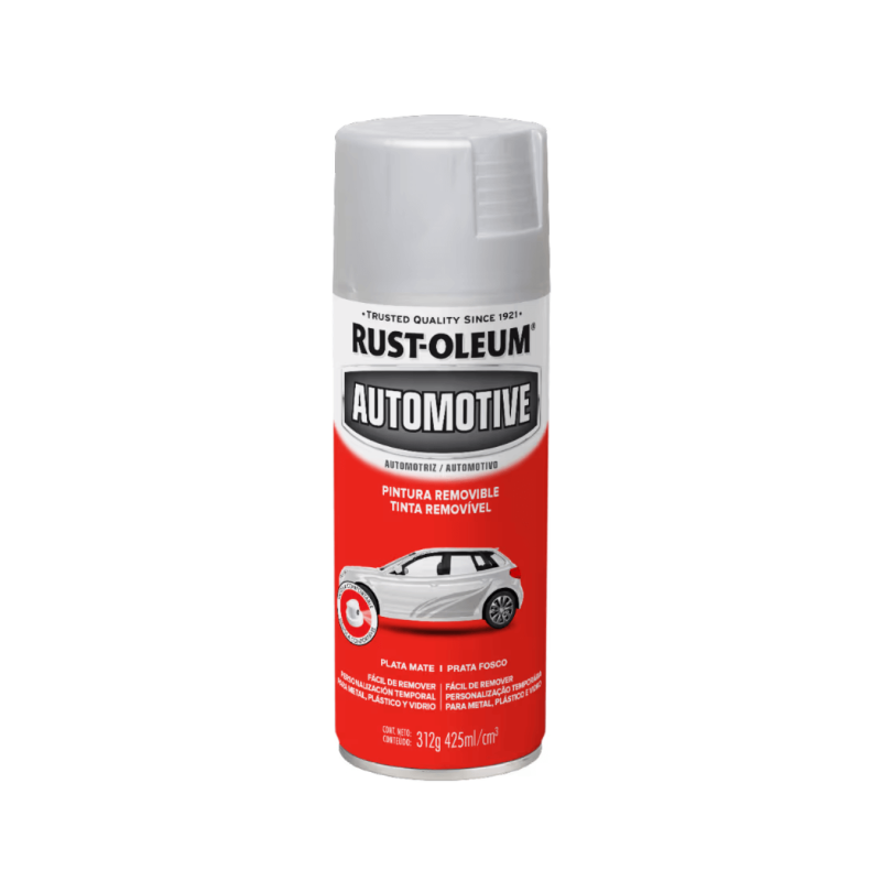 Pintura en aerosol Removible Plata Mate - Rust Oleum Automotive