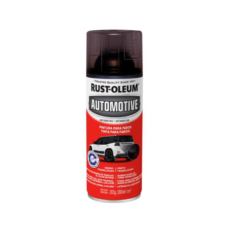 Pintura En Aerosol Para faros Negro Traslúcido - Rust Oleum Automotive