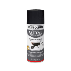 Aerosol Para Metal, Negro Satinado - Rust Oleum Metal Protection
