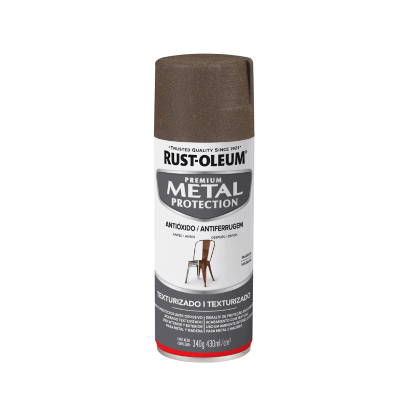Aerosol Para Metal, Marrón Texturado - Rust Oleum Metal Protection